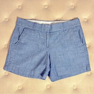 J Crew denim shorts, size 4